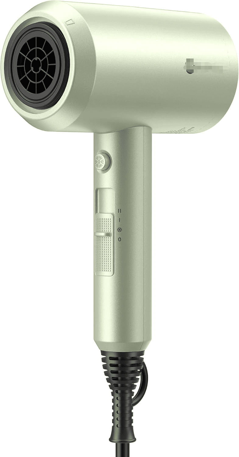 2025 1800W Professional Ionic Hair Dryer – Fast Drying with 3 Attachments for Salon & Home Use(Lime Cream)