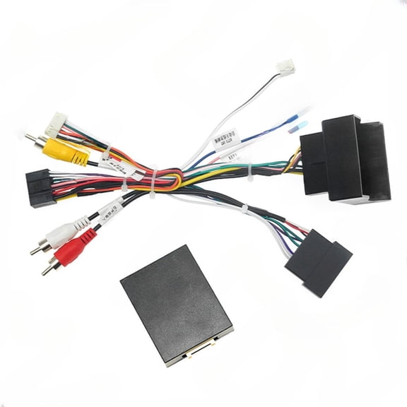 2025-19 android 16p power.tail cable with protocol box for 2016-2020 great wall haval h9 retrofit navigation
