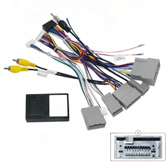2025-19 android large screen navigation 16p modification with high-end power cord and canbus protocol box for 2015 honda cr-v handheld communication