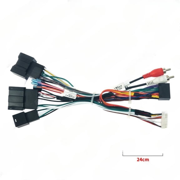 2025-19 android large screen navigation 16pin tail power cord with protocol box for 2016 chevrolet sail 3 handheld communication
