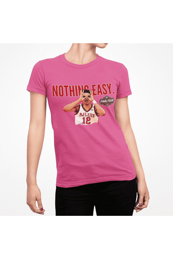 2025 1st seed Madness RJ Luis for Final Four Basketball fan Gift Unisex Heavy Cotton Tee-KBNCRJL1201-Heliconia-XL