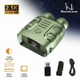 thumbnail image 1 of 2026 2.5K Infrared Binoculars 10X Zoom Night Vision Goggles HD CMOS for Hunting Boating Outdoor Photos Video Digital Zoom Battery Powered Portable, 1 of 14