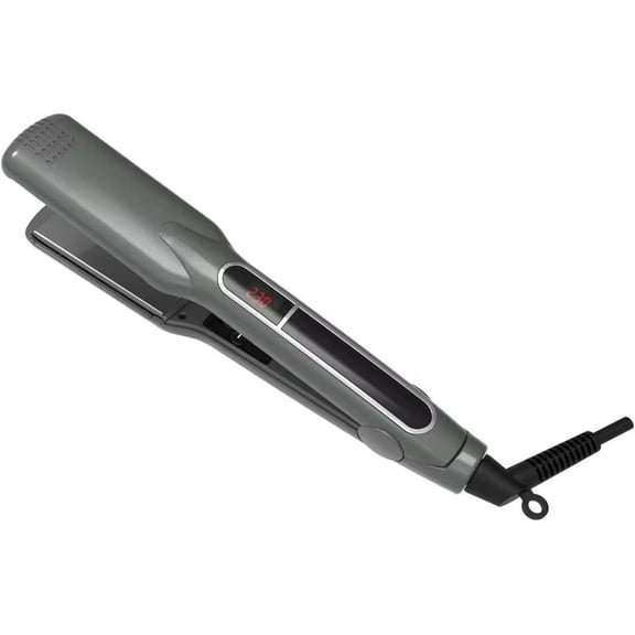 2025 2-in-1 Titanium Hair Straightener & Curler - Digital Fast Heating Iron for Salon-Quality Styling