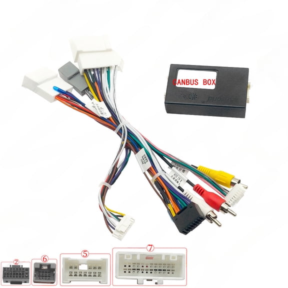 2025-20 16p power cord.protocol box.modification line suitable for renault karbin.duster.correga.clio android navigation