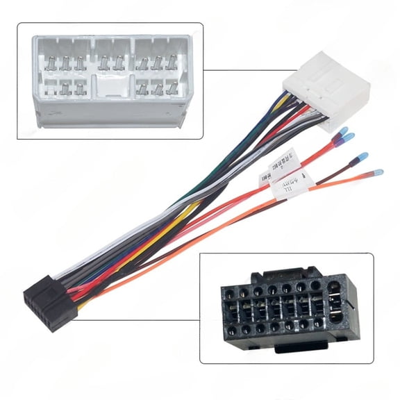 2025-20 16pin power cord.audio video modification cable suitable for 2007 subaru palm news android large screen navigation