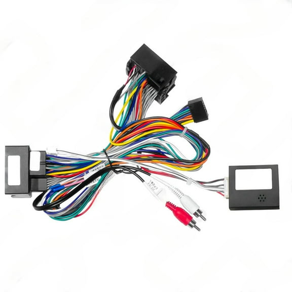 2025-20 android large screen navigation power cable with canbus protocol box and tail line for 2006-2010 bmw x3.e83 modification
