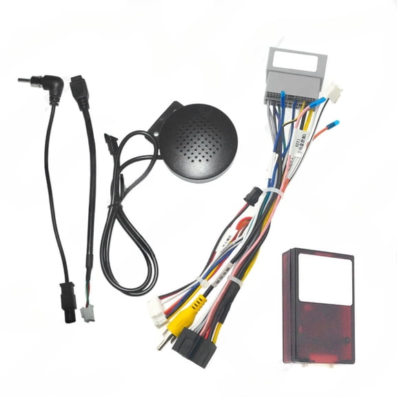 2025-20 android navigation 16p tail line power cable with protocol box for 2019-2021 chevrolet spark