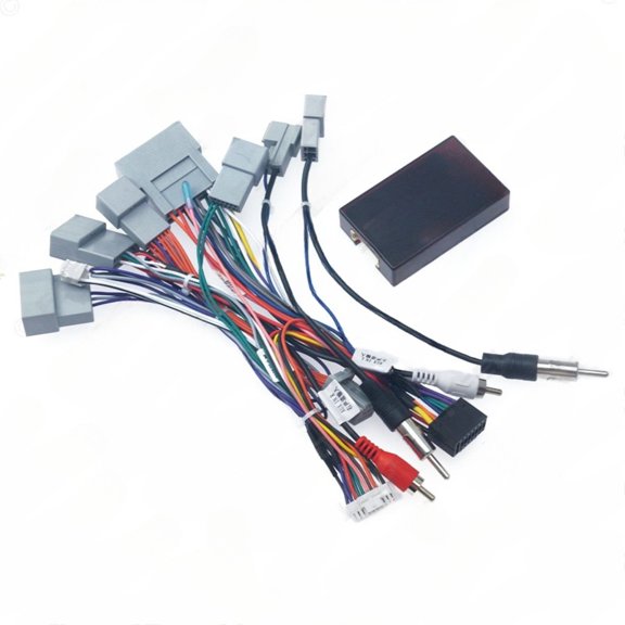 2025-20 android navigation power and tail cable with protocol box for honda spire.accord.acura tsx large screen retrofit
