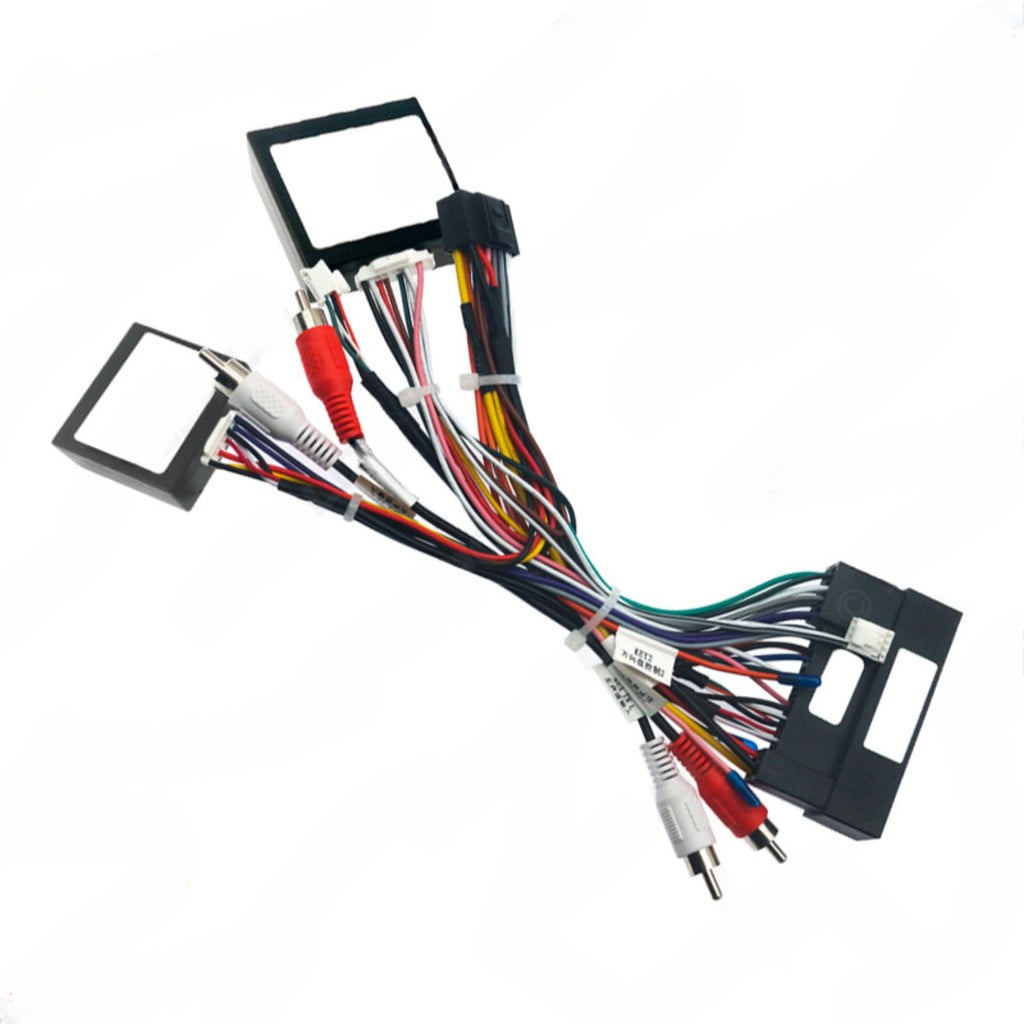 2025-20 android navigation power cable with dual protocol box for hyundai ix35.sonata 8.shengda ix45.kia k3