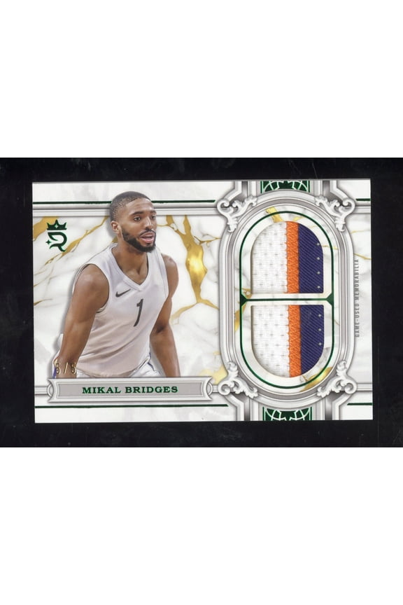 2025 2023-24 Topps Royalty Collection Mikal Bridges #RR-MB Regalia Relics Green /5
