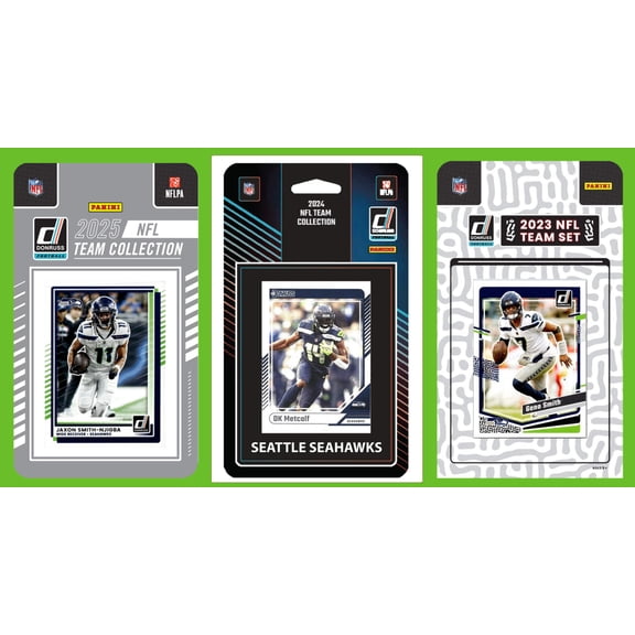 2025 2024 2023 Donruss 3 Factory Sealed Team Sets Seahawks JSN