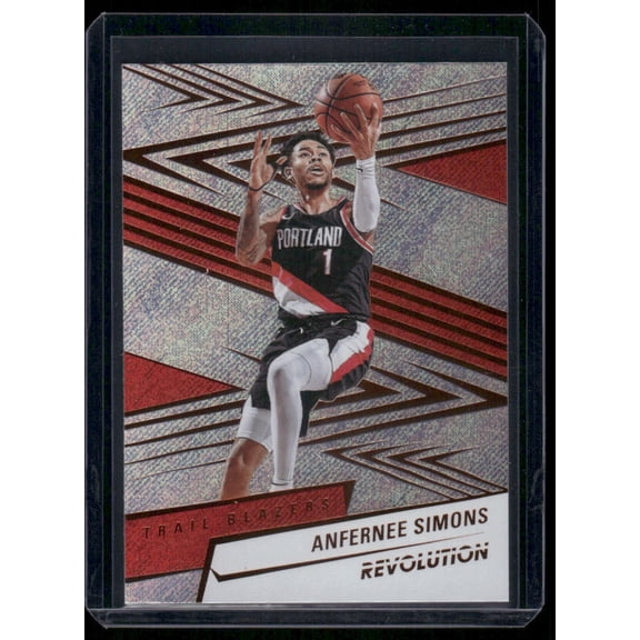 Anfernee Simons 2024-25 Panini Revolution #52 Portland Trail Blazers NBA Basketball Trading Card
