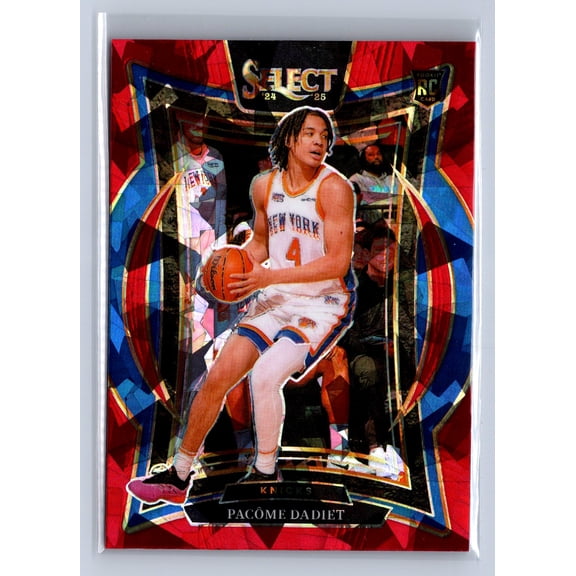2025 2024-25 Panini Select Concourse Pacme Dadiet #99 Red Cracked Ice RC