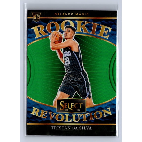 2025 2024-25 Panini Select Rookie Revolution Tristan Da Silva #15 Green RC