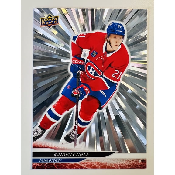 2025 2024-25 Upper Deck Outburst Kaiden Guhle Silver Parallel/Variety