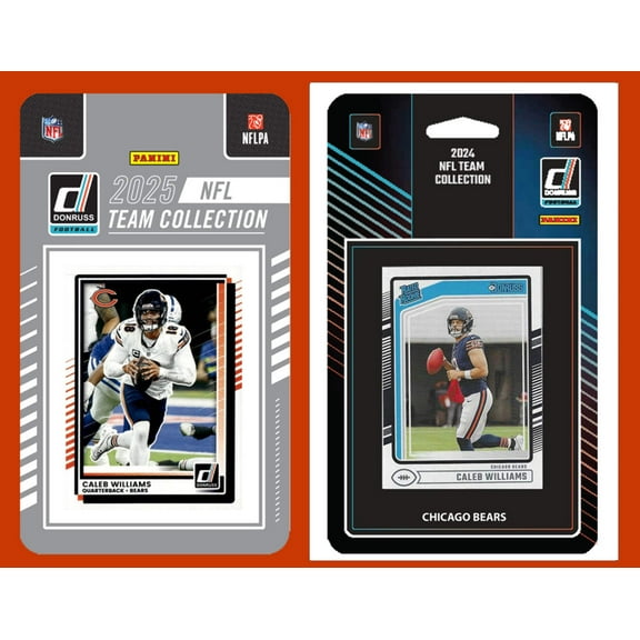 2025 2024 Donruss Factory Sealed Team Set 2 Pack Chicago Bears Caleb