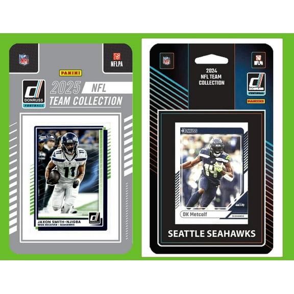 2025 2024 Donruss Factory Sealed Team Set 2 Pack Seattle Seahawks Kupp JSN