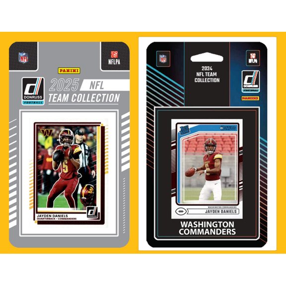 2025 2024 Donruss Factory Sealed Team Set 2 Pack Washington Commanders