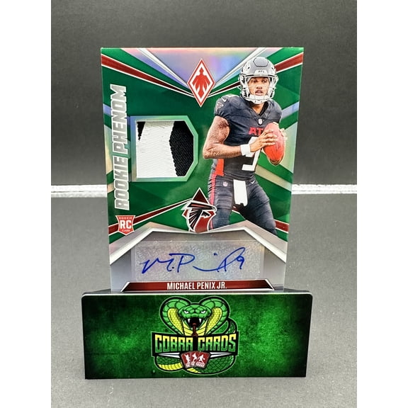 2025 2024 Panini Phoenix Football Rookie Phenom Michael Penix Jr. #RPJA-MPJ /25 Autograph Patch RC
