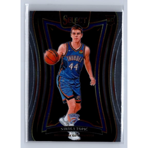 2024 Panini Select Nikola Topic Oklahoma City Thunder Mezzanine RC #396 Basketball Card