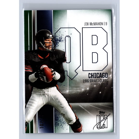 2025 2024 Topps Signature Class Jim McMahon #6 Green /150 /157