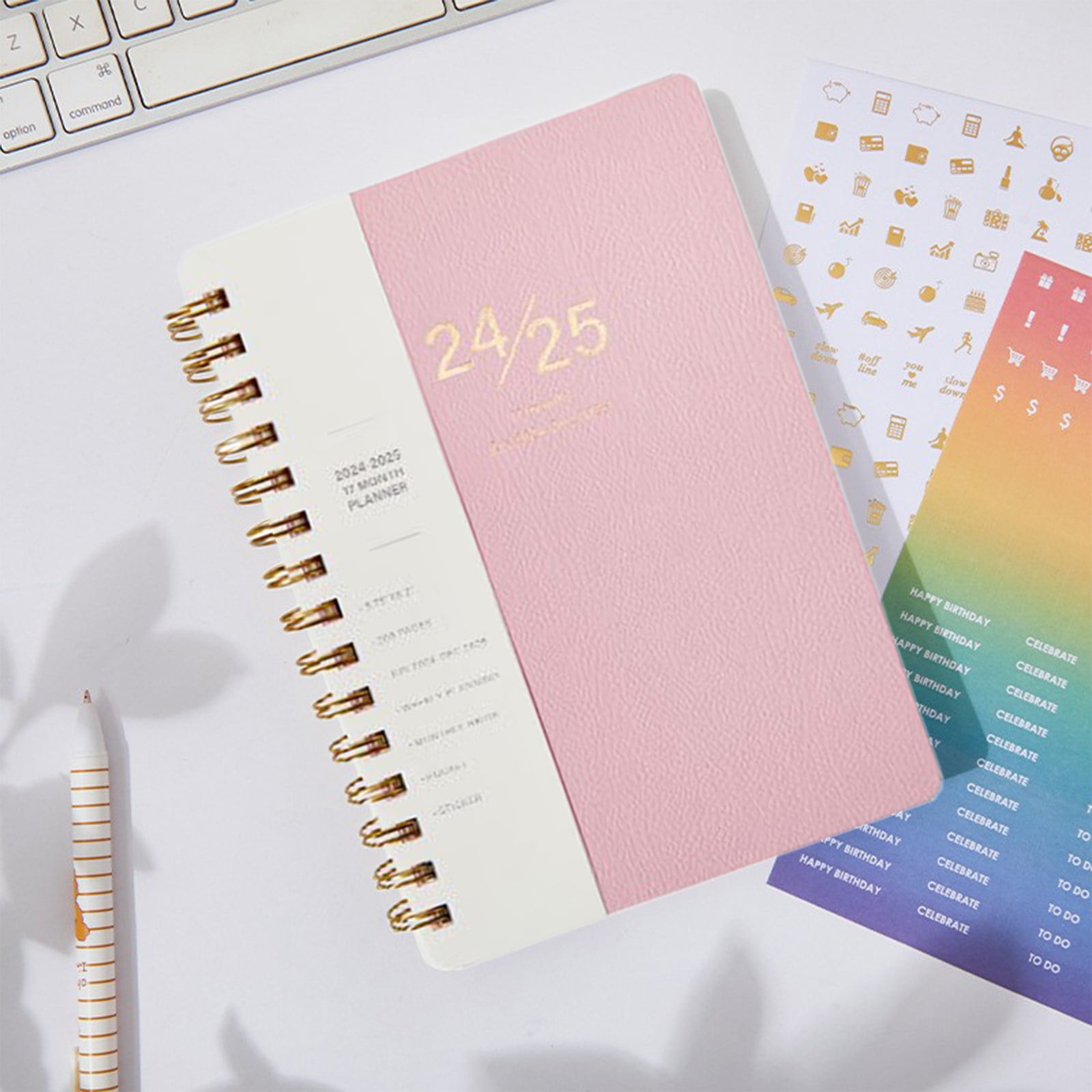2026 Business Planner - Jan 2026 To Dec 2026, 3-Tier Weekly Layout, 8.74" X 11.38", Leather Cover
