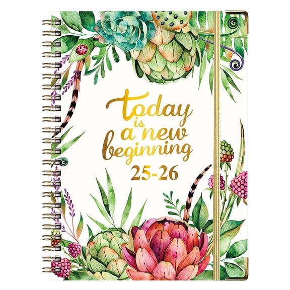 2025 2026 Academic Planner, July 2025-2026 Weekly and Monthly Planner, Hard Cover Teacher Lesson Planner with Tabs, A5 (6.3x8.5) Student Organization Planner for School, Home, Office