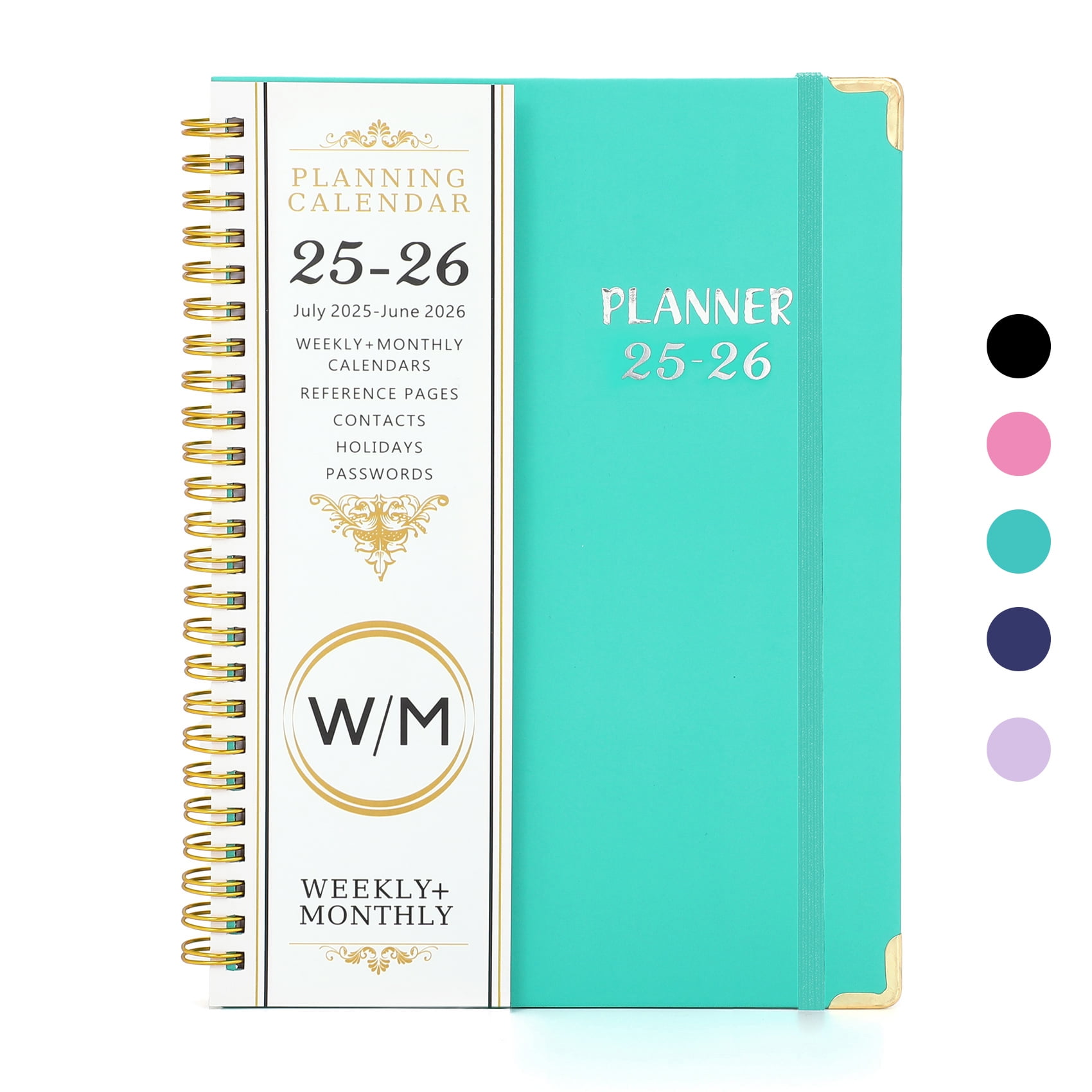 Horizontal Weekly Planner 2022: Week Per Page | Multicolor