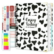2025-2026 Academic Year Planner Calendar Notebook（JUL.2025-JUN.2026,6.3"x8.5")Daily Weekly Monthly Agenda Planner for Women Men Office