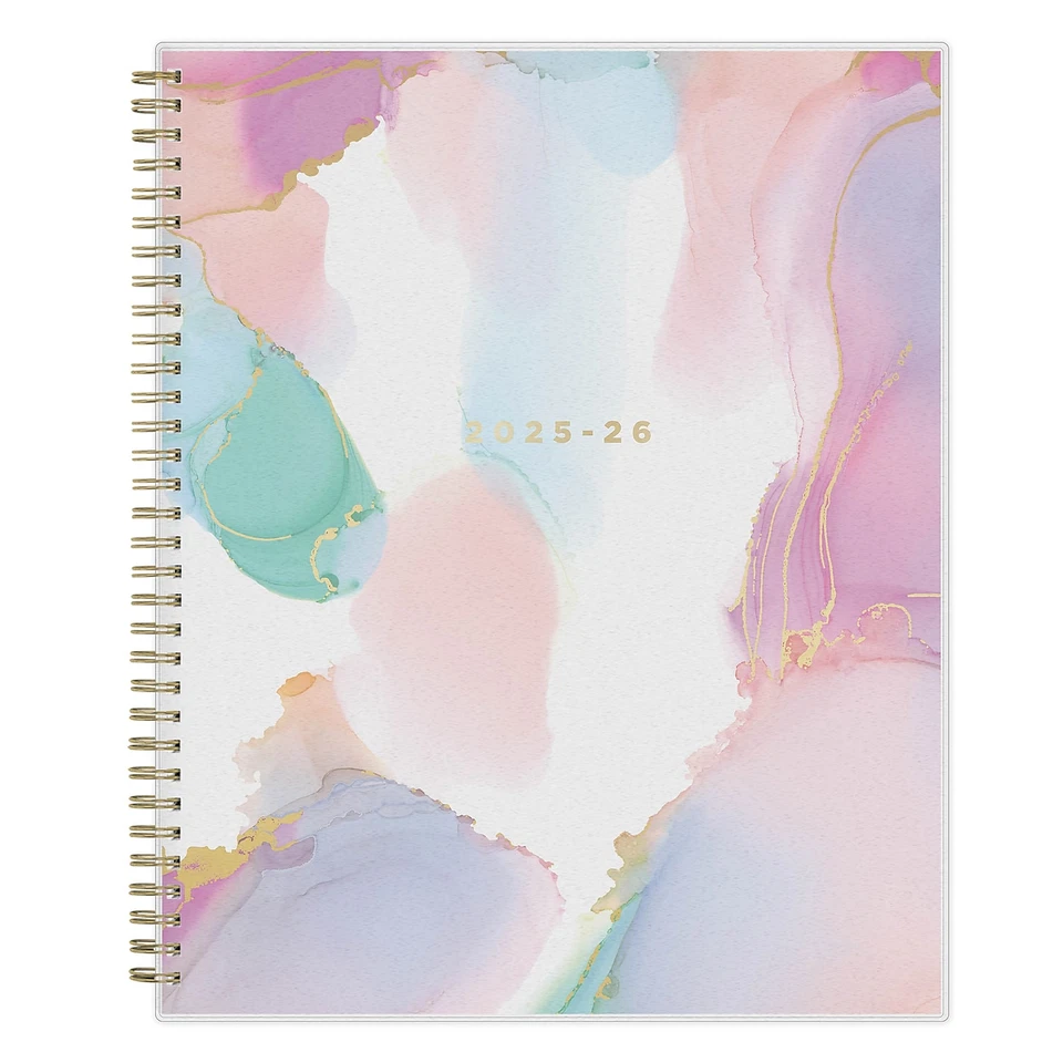 2025-2026 Blue Sky Smoke 8.5" X 11" Weekly & Monthly Planner Plastic Cover