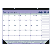 2025-2026 Blueline  Academic Monthly Desk Pad Calendar, 21-1/4" x 16", July 2025 To July 2026, CA181731