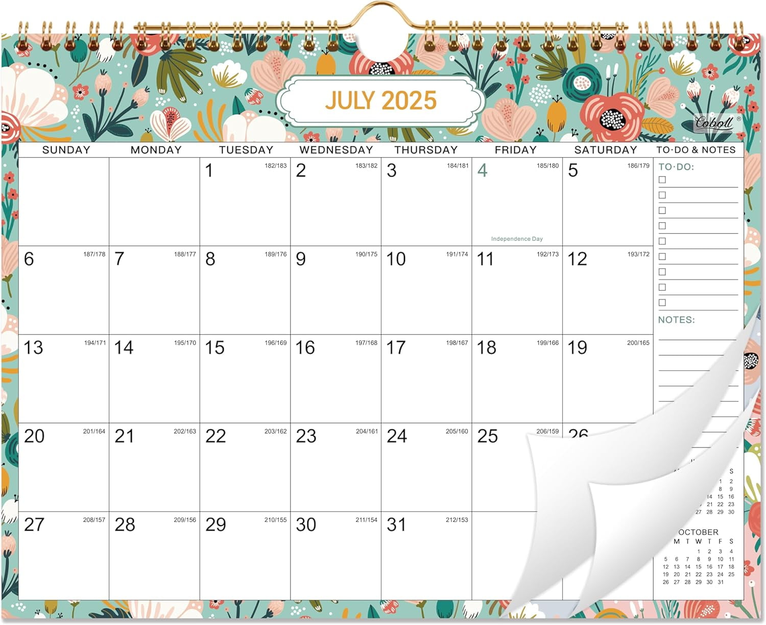 20252026 Calendar Wall Calendar 20252026 from July 2025 December