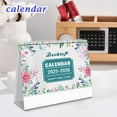 20252026 Desk Calendar Flip Desktop Calendar 20252026,Stand up Desk Calendar 20252026, Twin