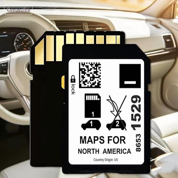 2025 2026 Navigation SD Card Latest Map Update Accessories 8653 1529 Compatible with GM Chevrolet, Cadillac, and Buick.Update USA/CAN/MEX Maps, (NAVISD-029) -10 Years Warranty