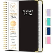 2025-2026 Planner Academic Planner Calendar Notebook(Jul.2025-Jun.2026,6.3"x8.5") Weekly Monthly Planner Perfect for Office Schedule Academic Supplies