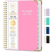 2025-2026 Planner Academic Planner Calendar Notebook(Jul.2025-Jun.2026,6.3"x8.5") Weekly Monthly Planner Perfect for Office Schedule Academic Supplies
