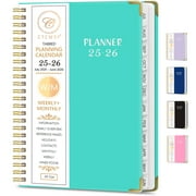 2025-2026 Planner Academic Planner Calendar Notebook(Jul.2025-Jun.2026,6.3"x8.5") Weekly Monthly Planner Perfect for Office Schedule Academic Supplies