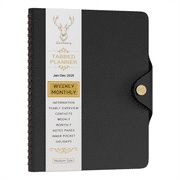 2026 Planner - Academic Weekly & Monthly Planner 2026 with Monthly Label,6.7" x 8.7", Jan. 2026 - Dec. 2026, Daily Planner with Pen Holder, Perfect for School & Office Schedule