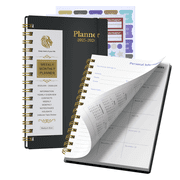 2025-2026 Planner - DoDoMagxanadu 5.6" x 8.2" Monthly Planners & Appointment Book with Elastic Book Band, Monthly Tabs, 1 Count