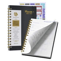 2025-2026 Planner - DoDoMagxanadu 5.6" x 8.2" Monthly Planners & Appointment Book with Elastic Book Band, Monthly Tabs, 1 Count
