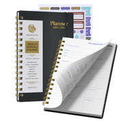 2025-2026 Planner - DoDoMagxanadu 5.6" x 8.2" Monthly Planners & Appointment Book with Elastic Book Band, Monthly Tabs, 1 Count