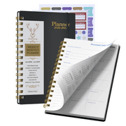 2026-2027 Planner - Academic Weekly & Monthly Planner 2026-2027 with Monthly Tabs, 5.6" x 8.2", Jan. 2026 - Jun. 2027, Flexible Cover, Wirebound Month Label