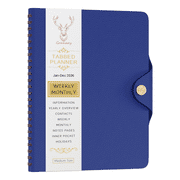 2026 Planner - Academic Weekly & Monthly Planner 2026 with Monthly Label,6.7" x 8.7", Jan. 2026 - Dec. 2026, Daily Planner with Pen Holder, Perfect for School &