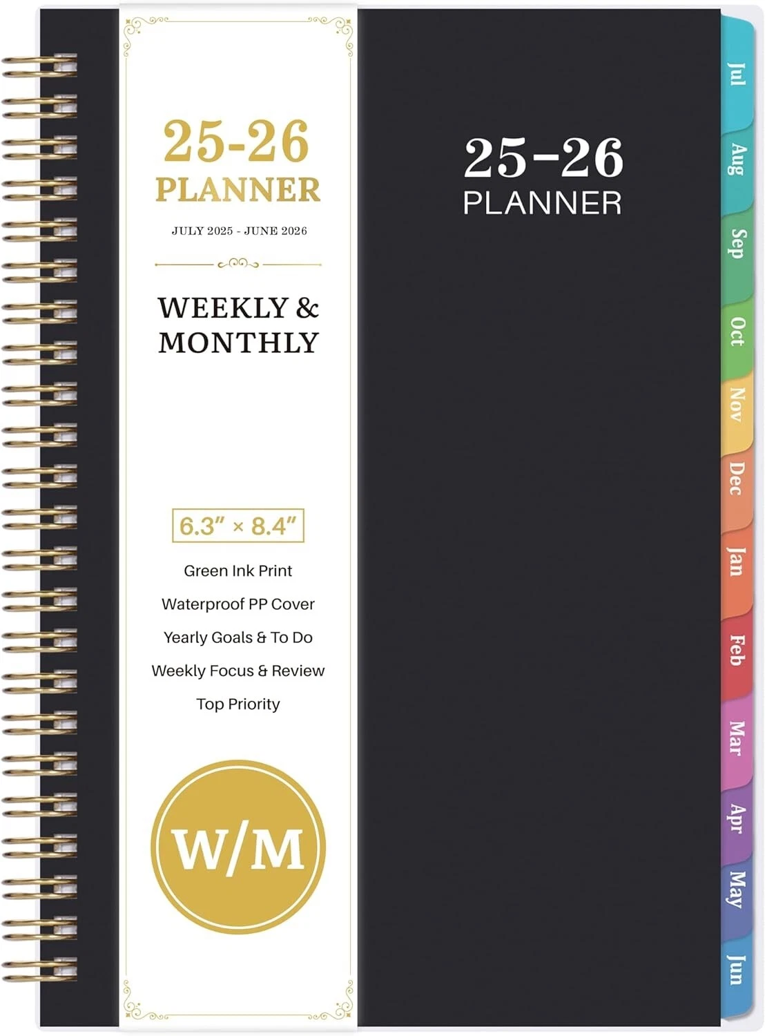 2025-2026 Planner - Jul 2025 -Jun 2026, 2025-2026 Daily Weekly And Monthly Pl...