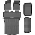 thumbnail image 1 of 2025-2026 Tesla Model Y /Standard Floor Mats Custom Fit All Weather TPE Cargo Liner Cargo Trunk Accessories (2025 Model Y Full Floor Mat Kit Set of 6), 1 of 5