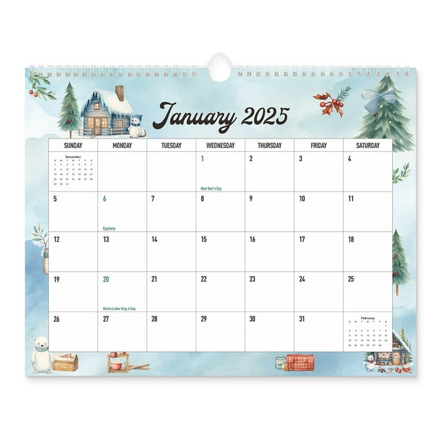 20252026 Wall Calendar 2025 Large Wall Calendar with Julian Date