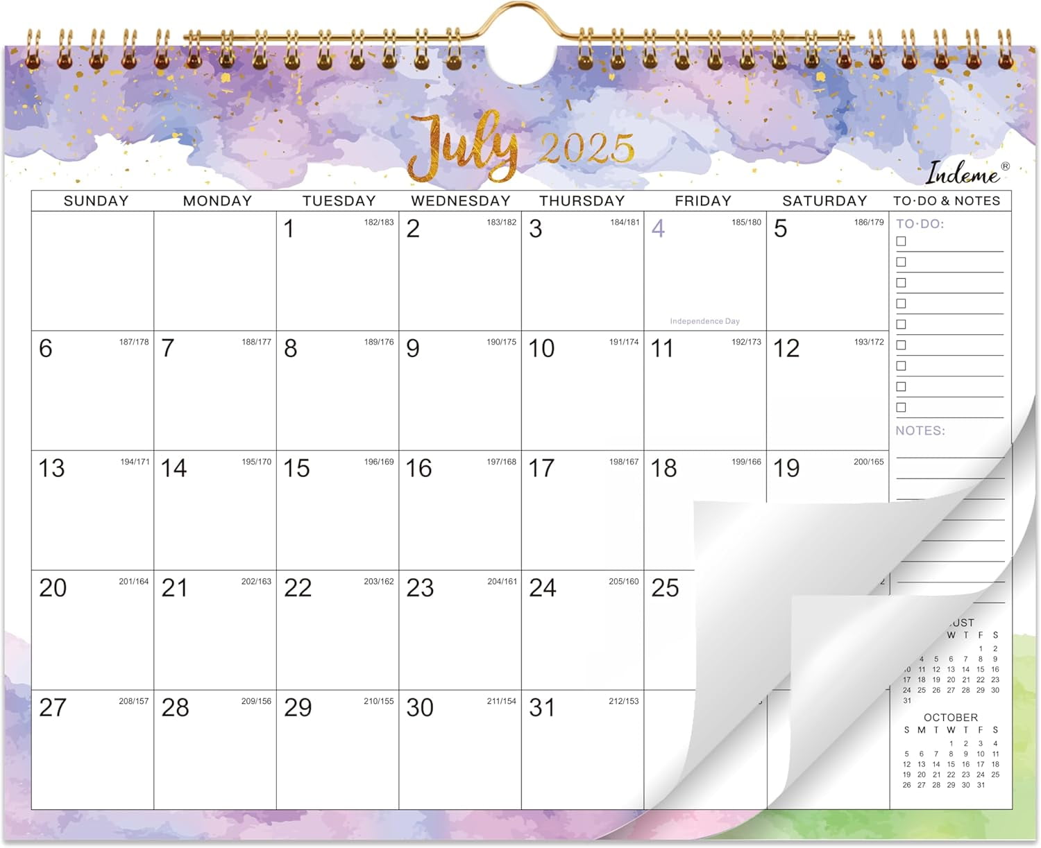 20252026 Wall Calendar Calendar 20252026, July 2025 December 2026