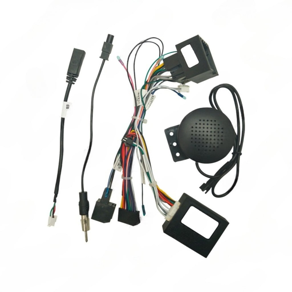 2025-21 android large screen navigation power cable with antenna decoder box for chevrolet aveo.orlando.cruze.malibu.trax