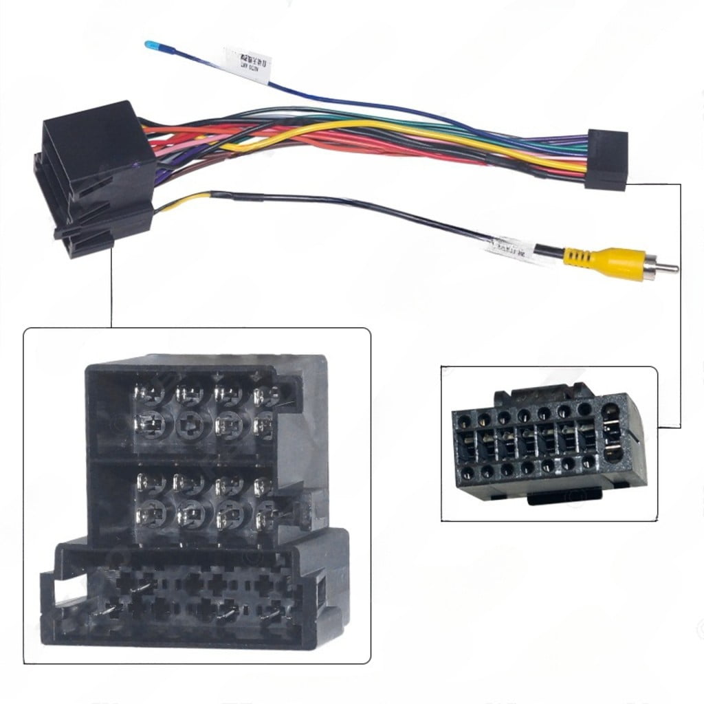 2025-21 android navigation power cable with 16p tail line and av ...