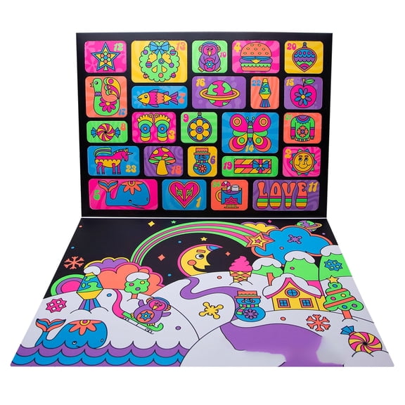 2025 24 Days Advent Calendar Stress Toys Christmas Countdown Gifts Party for Adults Kids Bubble Sensory Toys